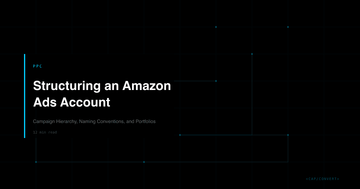 Structuring an Amazon Ads Account: Campaign Hierarchy, Naming Conventions, and Portfolios