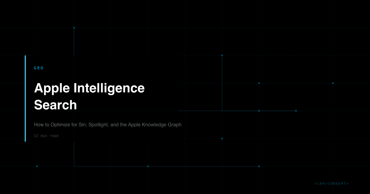 Apple Intelligence Search: How to Optimize for Siri, Spotlight, and the Apple Knowledge Graph