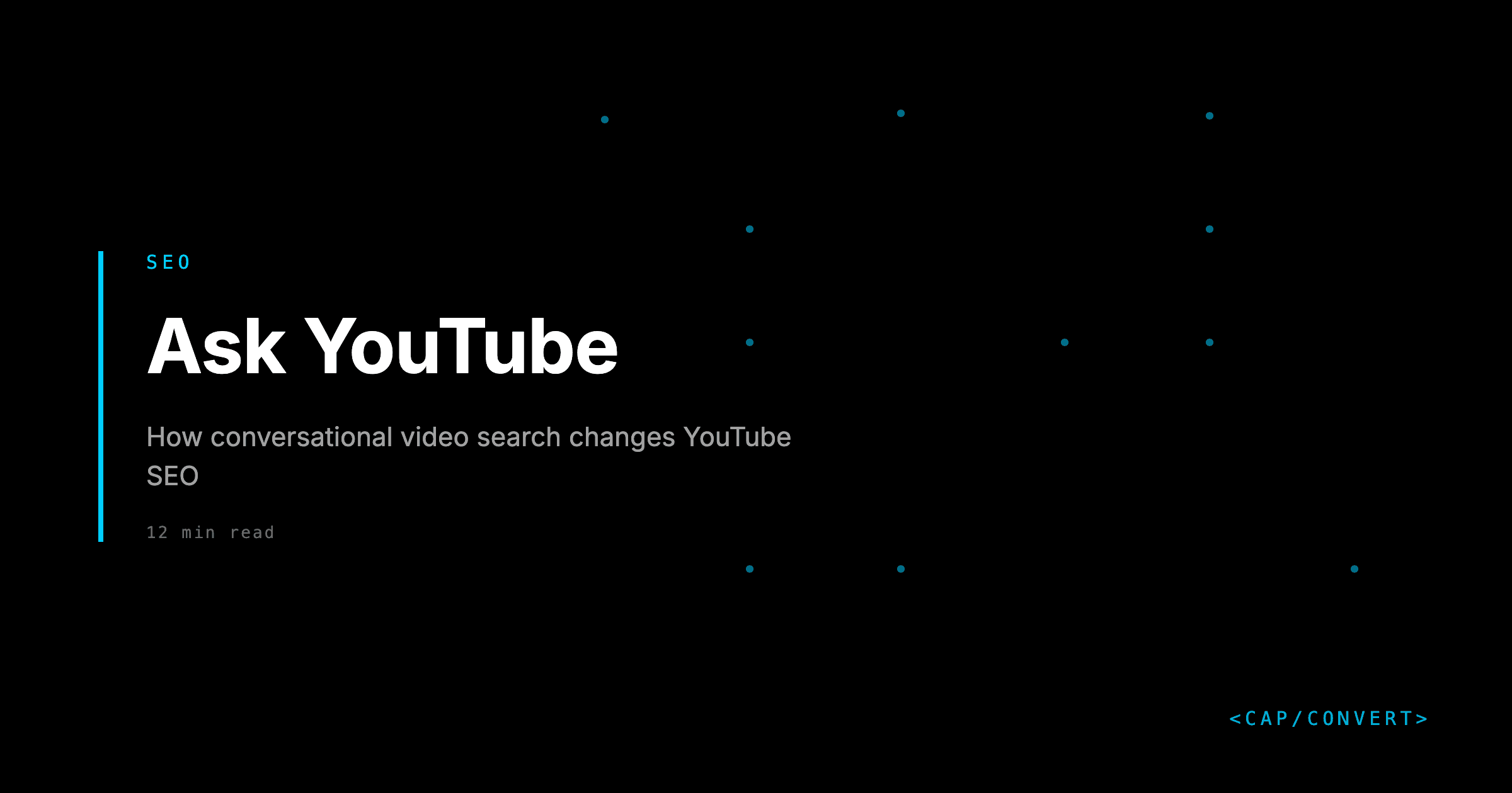Ask YouTube: How Conversational Video Search Changes YouTube SEO