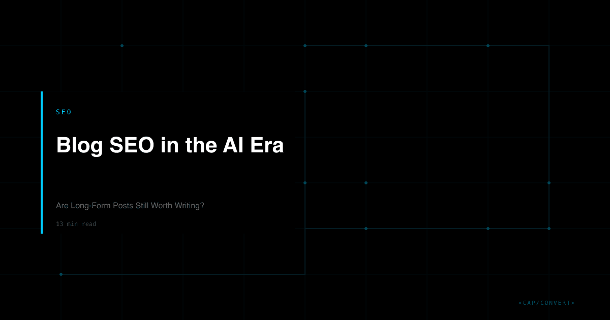 Blog SEO in the AI Era: Are Long-Form Posts Still Worth Writing?