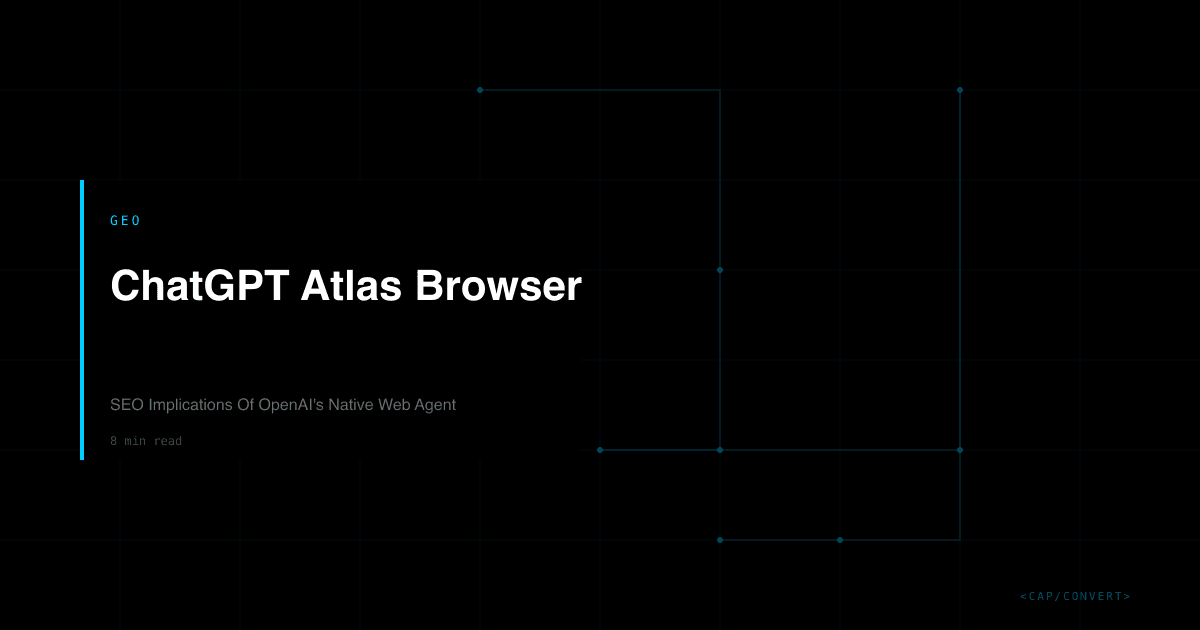 ChatGPT Atlas Browser: SEO Implications Of OpenAI's Native Web Agent