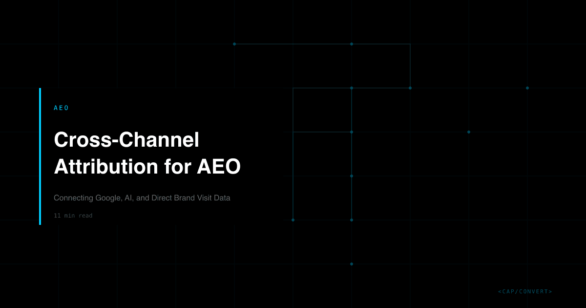 Cross-Channel Attribution for AEO: Connecting Google, AI, and Direct Brand Visit Data