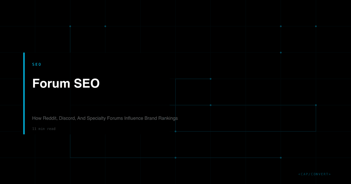 Forum SEO: How Reddit, Discord, And Specialty Forums Influence Brand Rankings