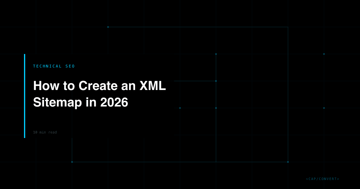 How to Create an XML Sitemap in 2026