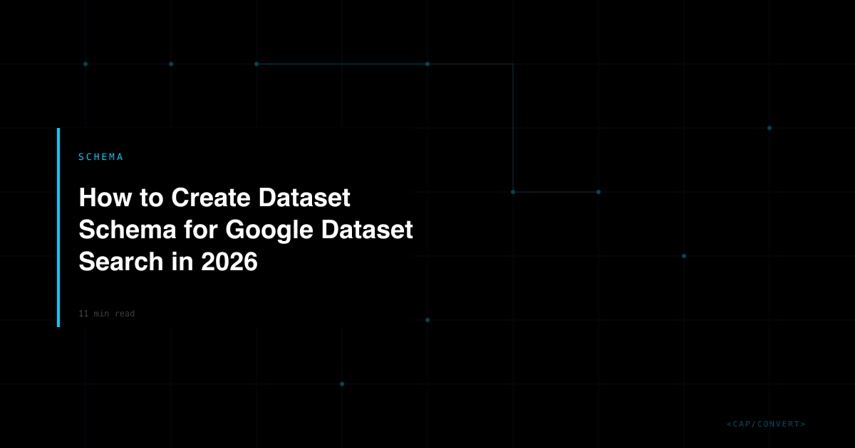 How to Create Dataset Schema for Google Dataset Search in 2026