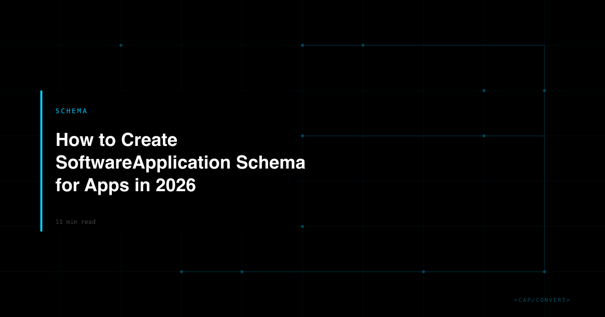 How to Create SoftwareApplication Schema for Apps in 2026