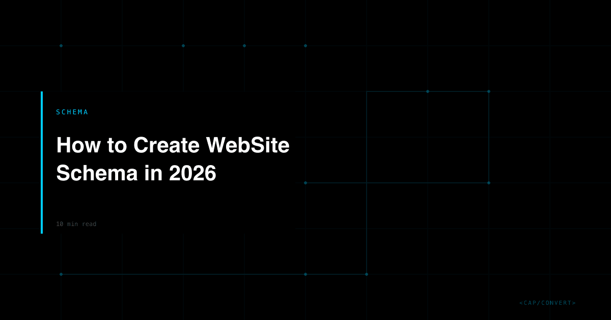 How to Create WebSite Schema in 2026