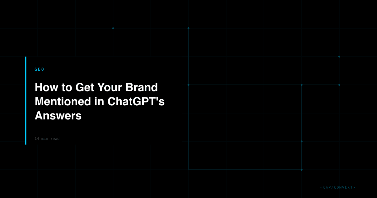 How to Get Your Brand Mentioned in ChatGPT's Answers