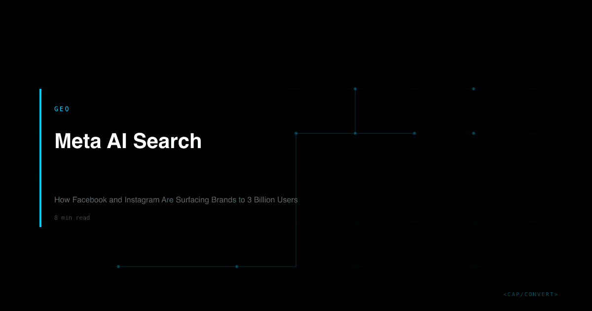 Meta AI Search: How Facebook and Instagram Are Surfacing Brands to 3 Billion Users