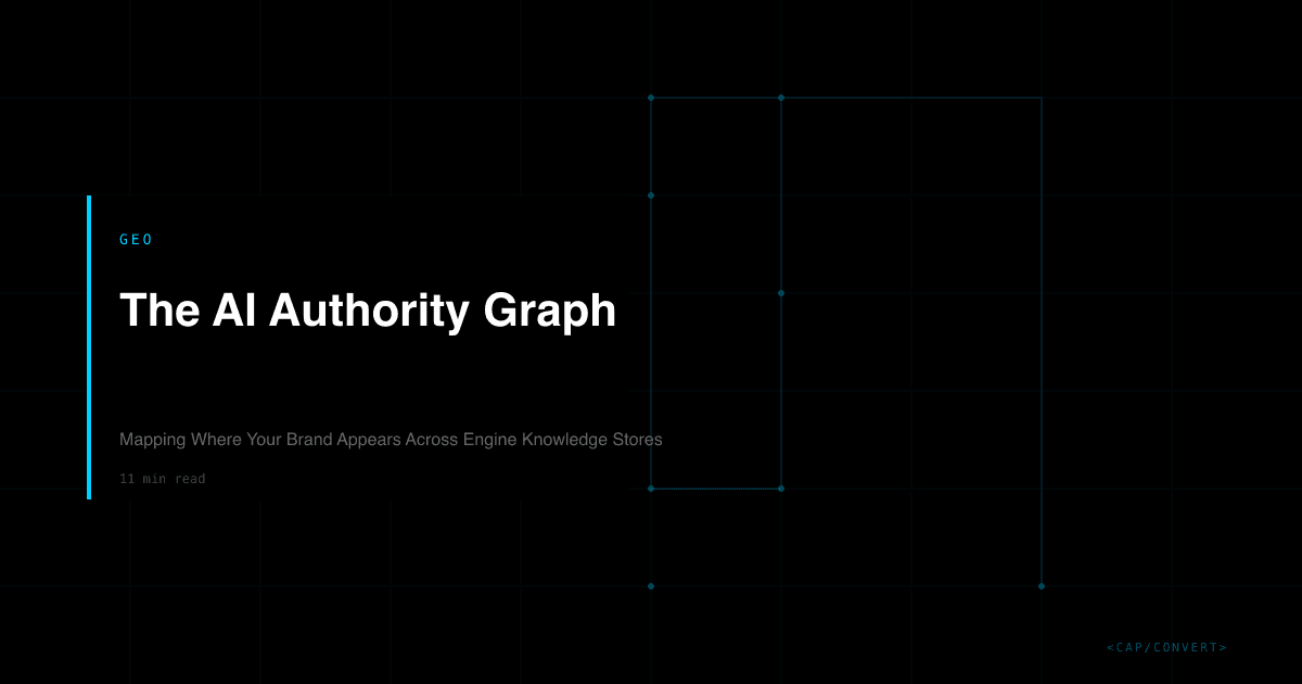 The AI Authority Graph: Mapping Where Your Brand Appears Across Engine Knowledge Stores