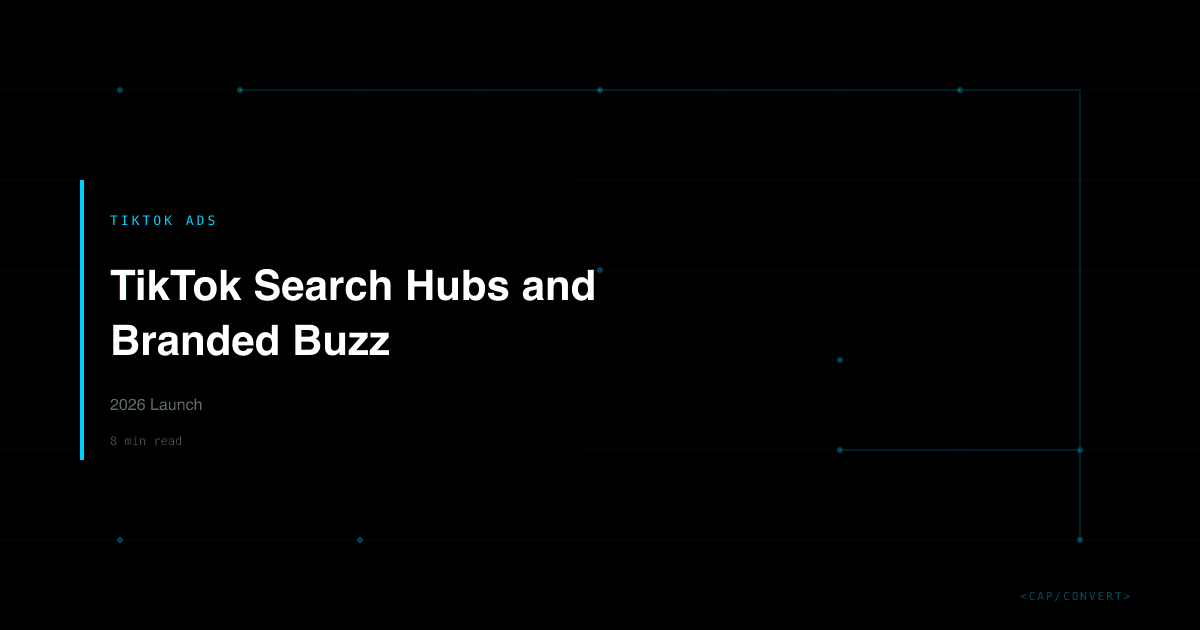 TikTok Search Hubs and Branded Buzz: 2026 Launch