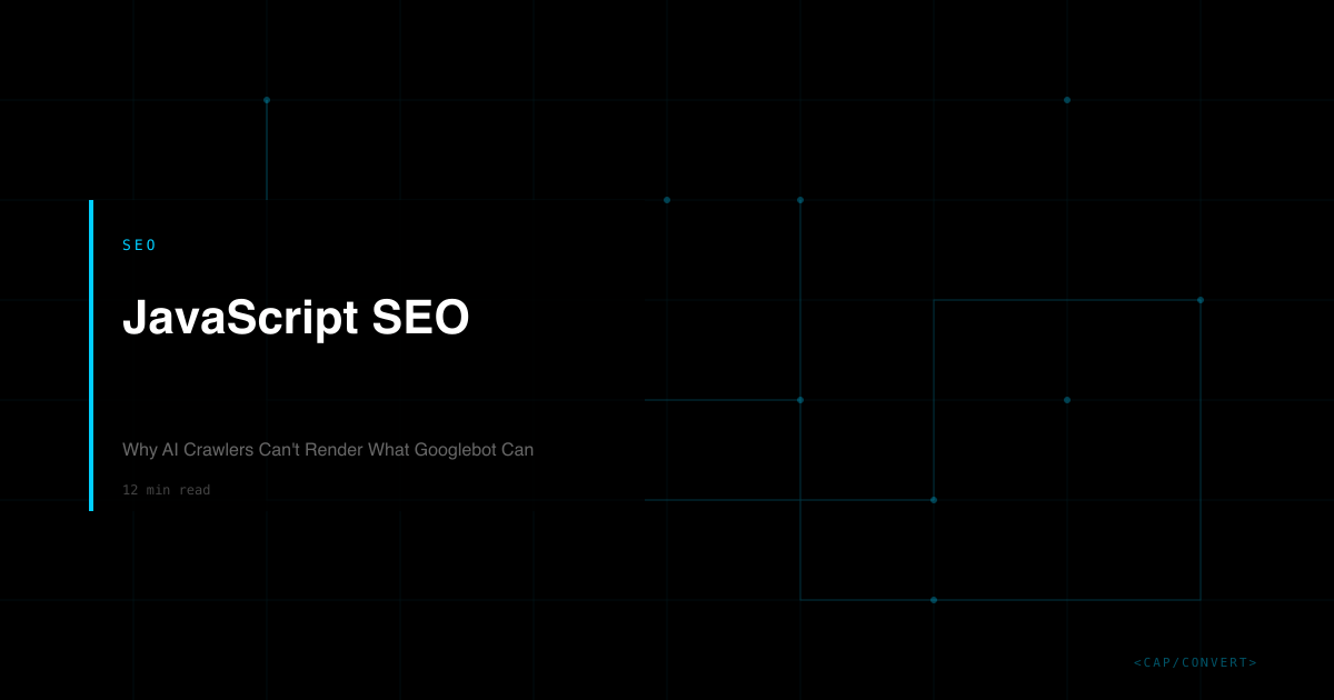 javascript seo – how does google crawl javascript «... JavaScript SEO & AI Crawlers | Capconvert